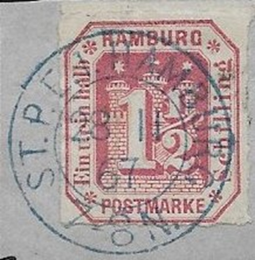 Die Abstempelung hat der Postbeamte gut hingekriegt!