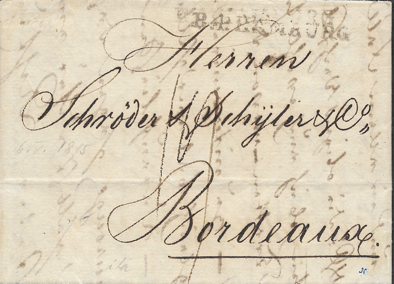 Brief vom 25.April 1815