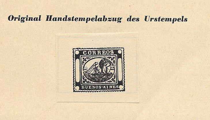 Hier sehen Sie die im Heftchen eingeklebten Stücke. Rechts die Neudruckproben von den Originalmatrizen