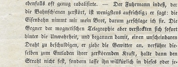 „Einen unscheinbaren Draht zu beschuldigen..“