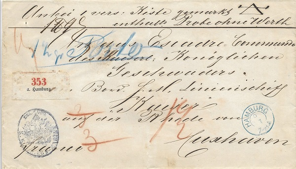 Hier ist der Siegelstempel besonders gut abgeschlagen: ESK.CDO.K.K.KRIEGS MARINE