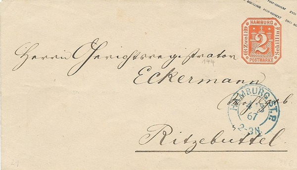 Eingangspost – 1867 