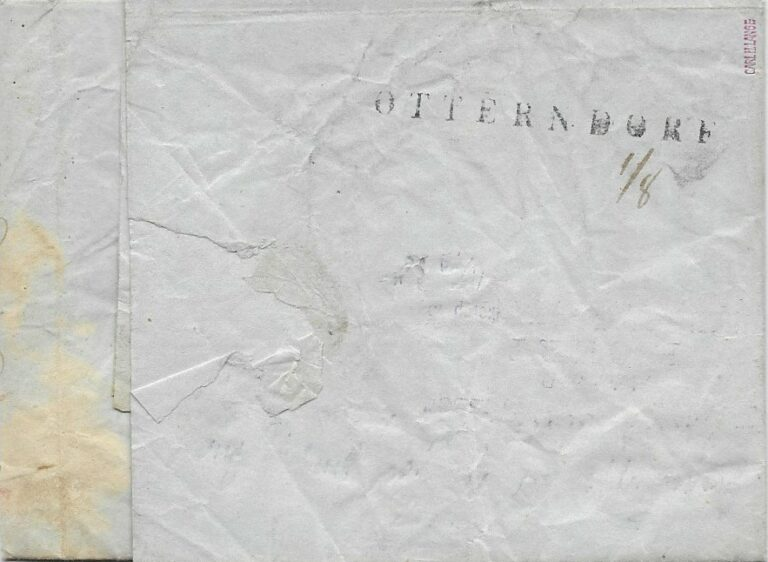 Rückseitg OTTERNDORF, gleiche handschriftliche Datumsangabe 