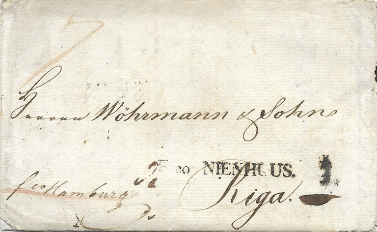 Von London [10.März 1809] nach Riga FRCO NIENHUUS
