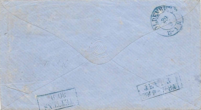 4 Schilling - der Tarif ins preußische Postgebiet