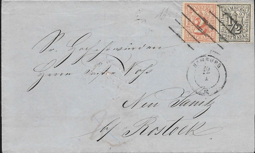 2 1/2 Schilling nach Mecklenburg