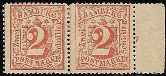 Die Reihenzähler waren links und rechts